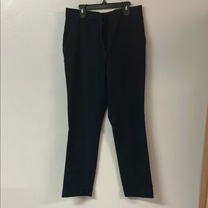 Ann Taylor Black Trousers with Straight Leg Design